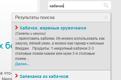 Пользовательский поиск