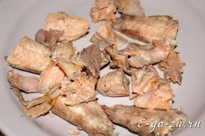 Отделяем мясо