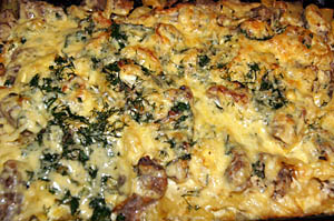 Запеченая картошка с мясом