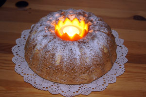 Кекс с апельсином